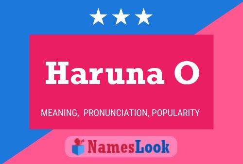 Haruna O பெயர் போஸ்டர்