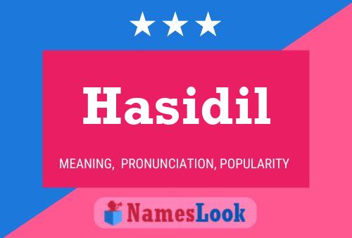 Hasidil பெயர் போஸ்டர்