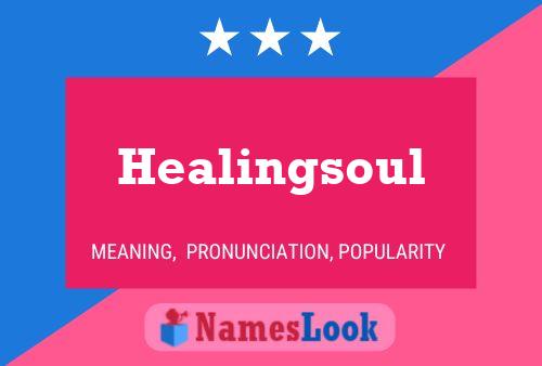 Healingsoul பெயர் போஸ்டர்