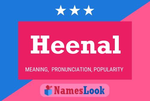 Heenal பெயர் போஸ்டர்