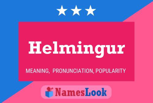 Helmingur பெயர் போஸ்டர்