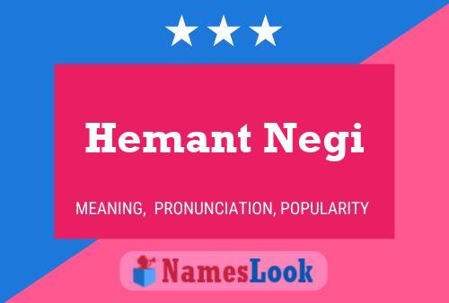 Hemant Negi பெயர் போஸ்டர்