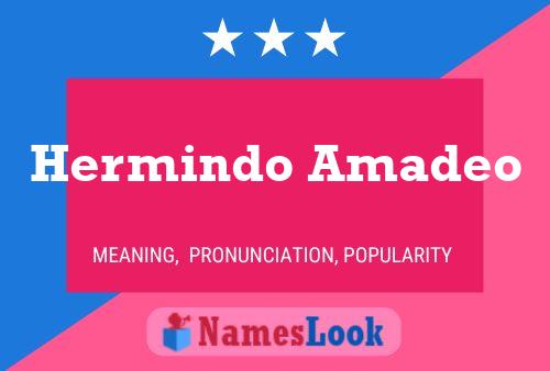 Hermindo Amadeo பெயர் போஸ்டர்