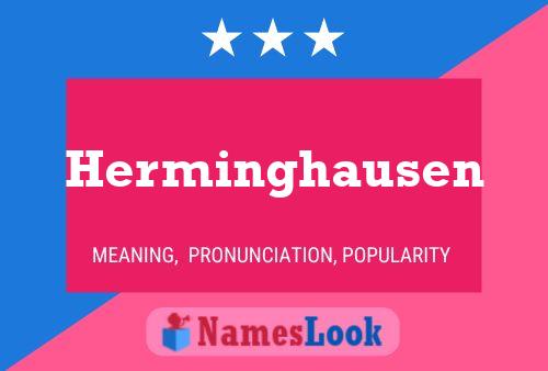 Herminghausen பெயர் போஸ்டர்