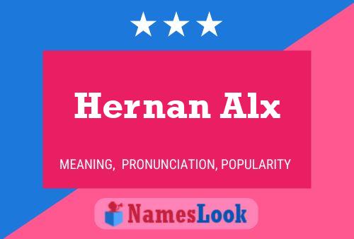 Hernan Alx பெயர் போஸ்டர்