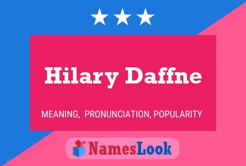 Hilary Daffne பெயர் போஸ்டர்