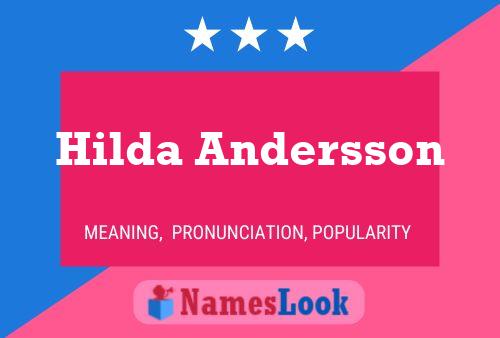 Hilda Andersson பெயர் போஸ்டர்