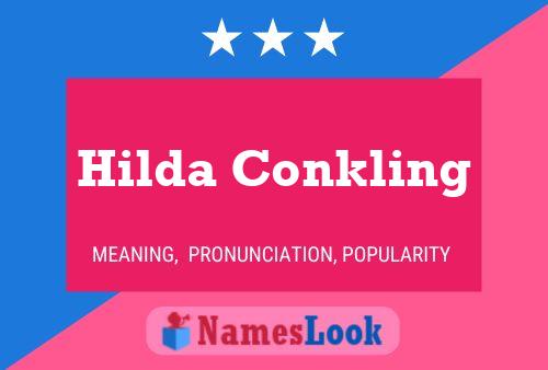 Hilda Conkling பெயர் போஸ்டர்