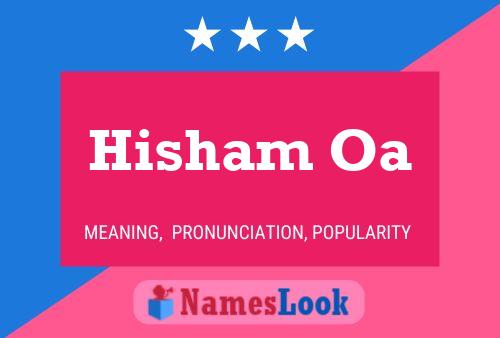 Hisham Oa பெயர் போஸ்டர்