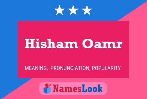 Hisham Oamr பெயர் போஸ்டர்