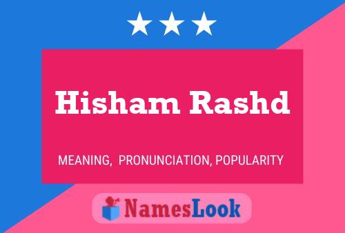 Hisham Rashd பெயர் போஸ்டர்