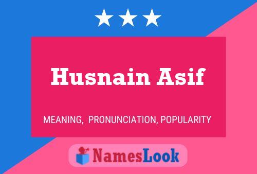 Husnain Asif பெயர் போஸ்டர்