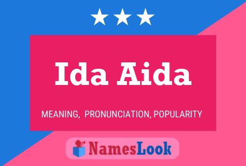 Ida Aida பெயர் போஸ்டர்