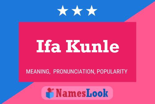 Ifa Kunle பெயர் போஸ்டர்