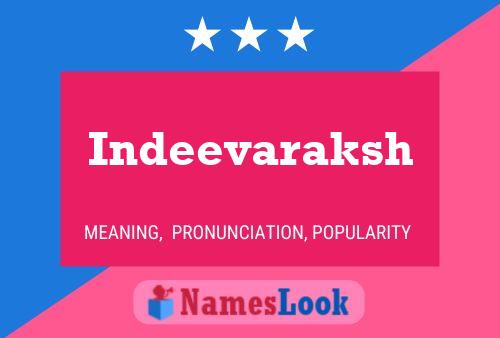 Indeevaraksh பெயர் போஸ்டர்