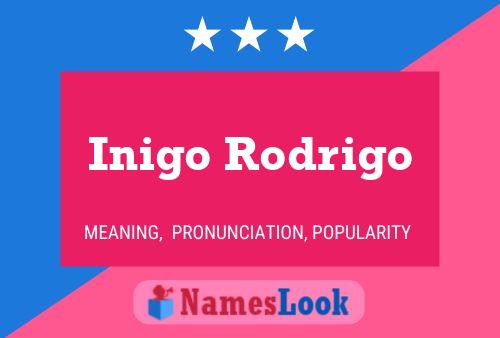 Inigo Rodrigo பெயர் போஸ்டர்