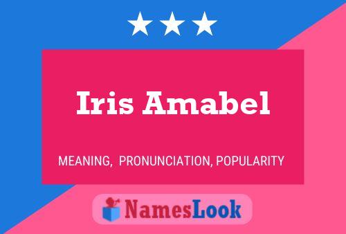 Iris Amabel பெயர் போஸ்டர்