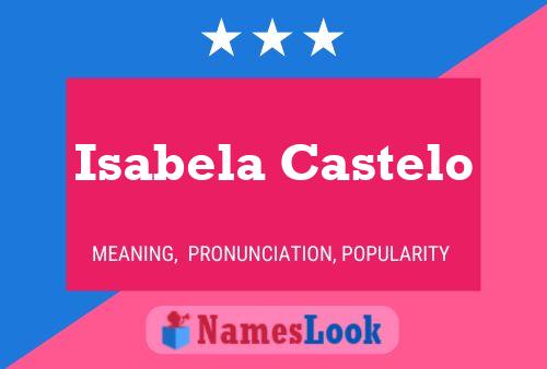 Isabela Castelo பெயர் போஸ்டர்