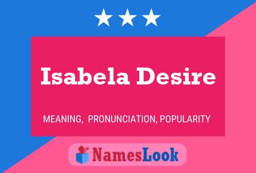 Isabela Desire பெயர் போஸ்டர்