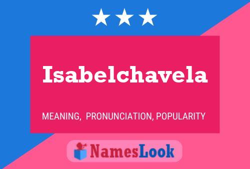 Isabelchavela பெயர் போஸ்டர்