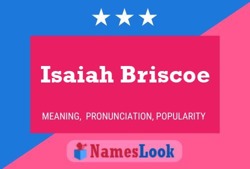 Isaiah Briscoe பெயர் போஸ்டர்