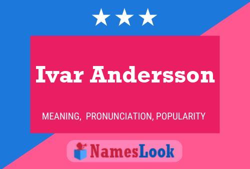 Ivar Andersson பெயர் போஸ்டர்