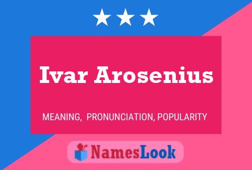 Ivar Arosenius பெயர் போஸ்டர்