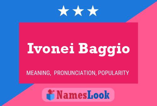 Ivonei Baggio பெயர் போஸ்டர்