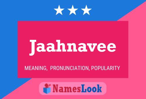 Jaahnavee பெயர் போஸ்டர்