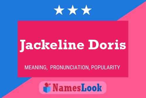 Jackeline Doris பெயர் போஸ்டர்