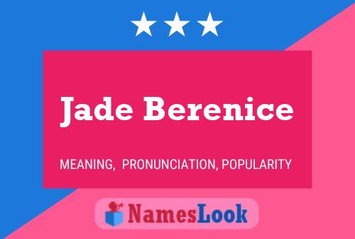 Jade Berenice பெயர் போஸ்டர்