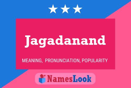 Jagadanand பெயர் போஸ்டர்