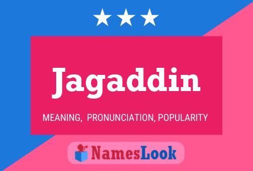 Jagaddin பெயர் போஸ்டர்