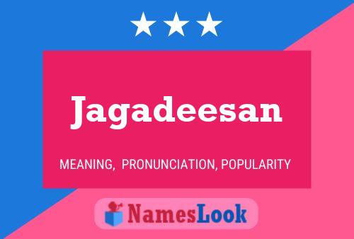 Jagadeesan பெயர் போஸ்டர்