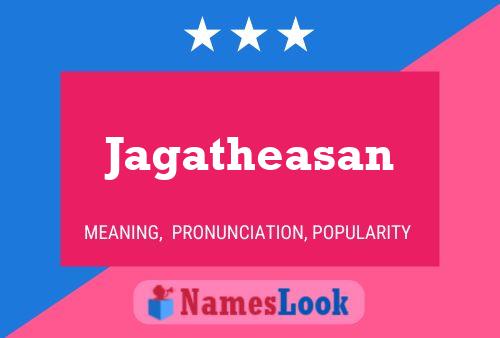 Jagatheasan பெயர் போஸ்டர்