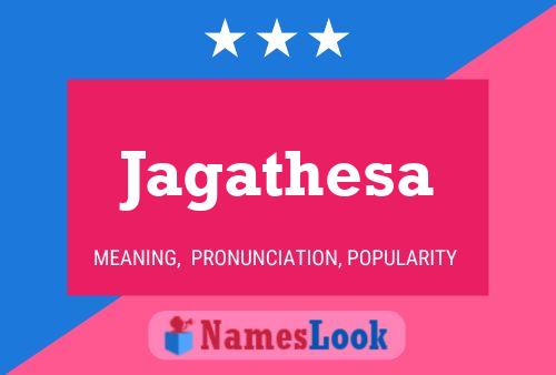 Jagathesa பெயர் போஸ்டர்