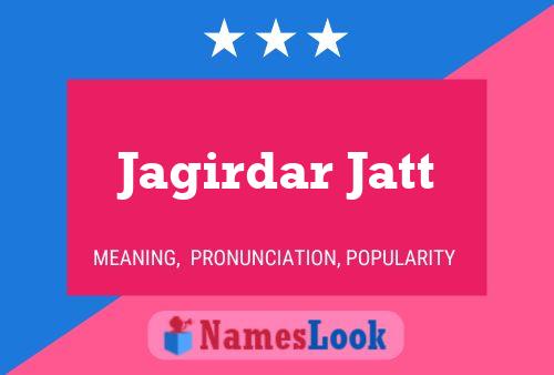 Jagirdar Jatt பெயர் போஸ்டர்