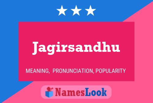 Jagirsandhu பெயர் போஸ்டர்