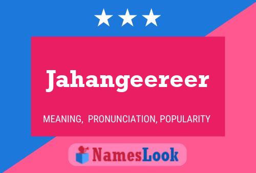 Jahangeereer பெயர் போஸ்டர்