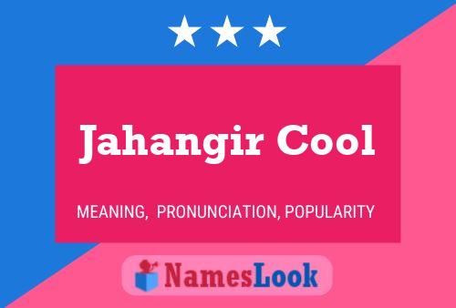 Jahangir Cool பெயர் போஸ்டர்