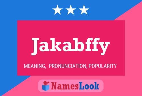 Jakabffy பெயர் போஸ்டர்