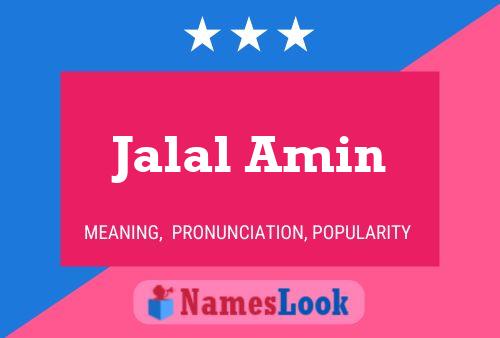 Jalal Amin பெயர் போஸ்டர்