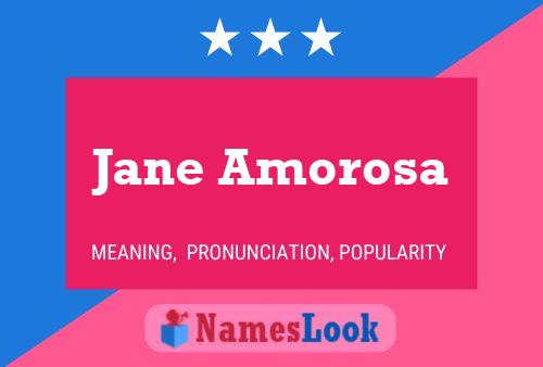 Jane Amorosa பெயர் போஸ்டர்