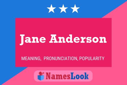 Jane Anderson பெயர் போஸ்டர்