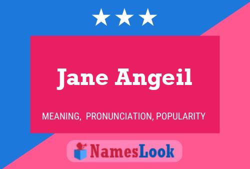 Jane Angeil பெயர் போஸ்டர்