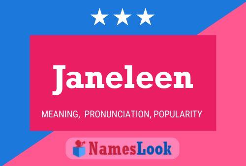 Janeleen பெயர் போஸ்டர்