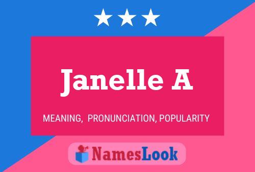 Janelle A பெயர் போஸ்டர்