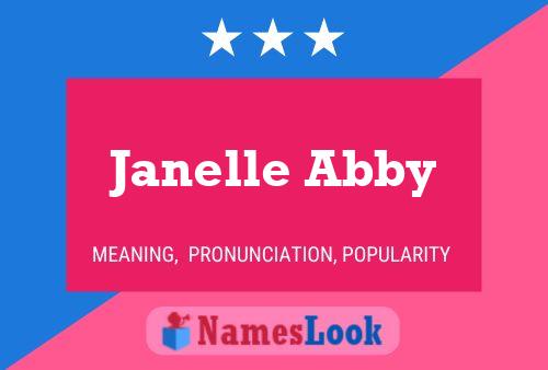 Janelle Abby பெயர் போஸ்டர்