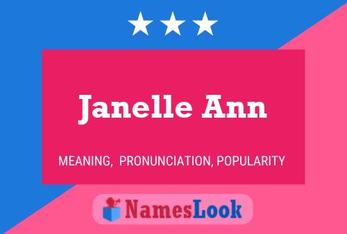 Janelle Ann பெயர் போஸ்டர்