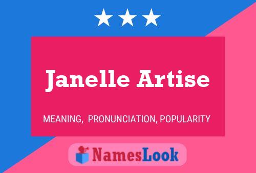 Janelle Artise பெயர் போஸ்டர்